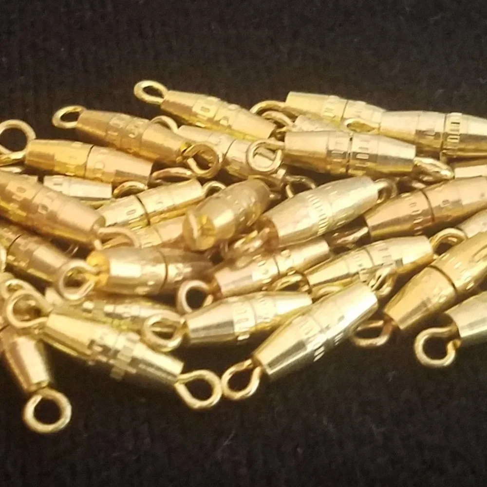 500+ BEADS & JEWELRYMAKING set brass gold beads clasps bails head pins art